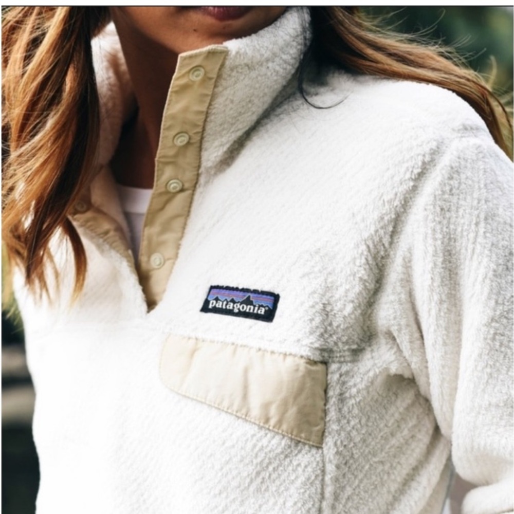 Patagonia Snap T Retool Fleece Pullover RAW LINEN Size XL